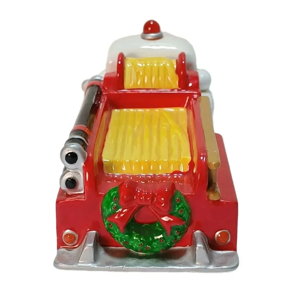 Vtg Department 56 Fire Truck w/ Working Lights 1998 #54952 NIB